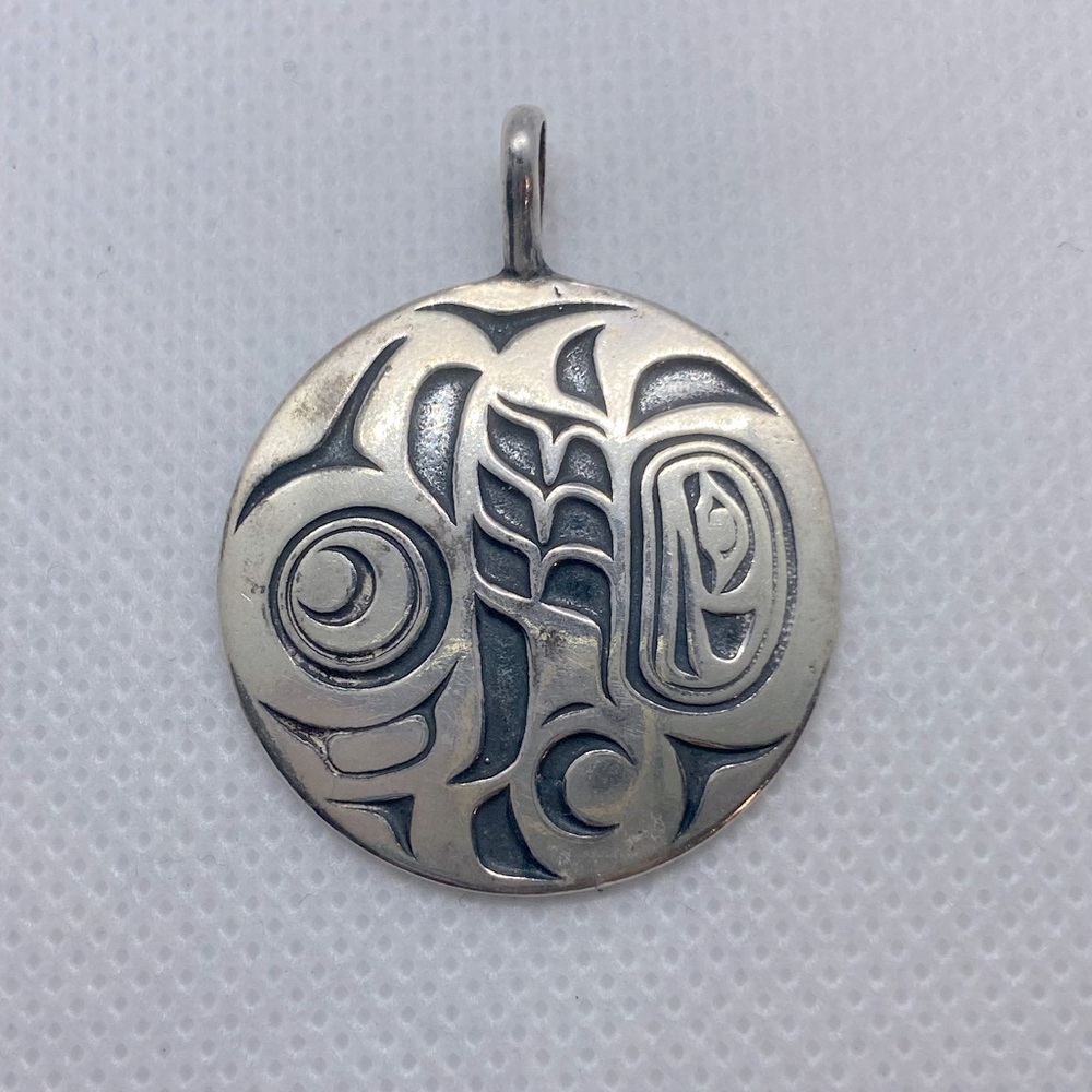 Vintage MEO Sterling Silver Pendant